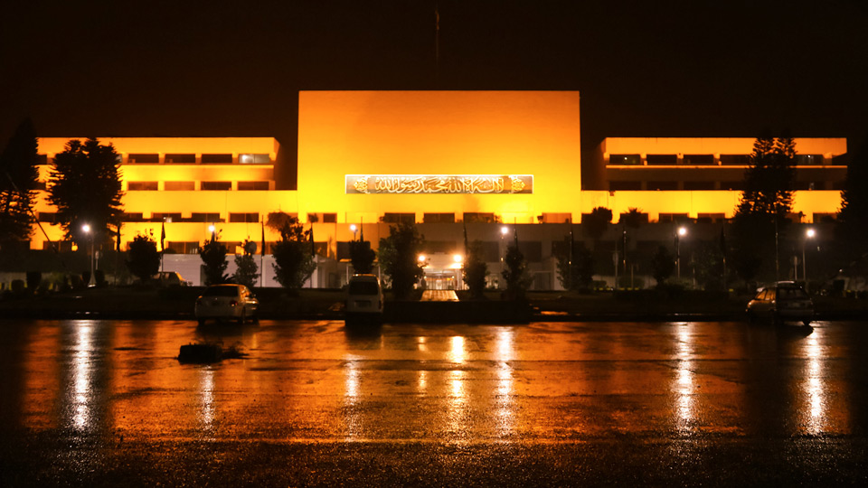 You are currently viewing The National Assembly and President House buildings went orange on Wednesday to show solidarity with the global 16 Days of Activism campaign against Gender-Based Violence (GBV) and officially launch it in Pakistan.